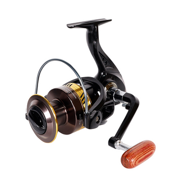 Long Cast Metal Spinning Reel with Shallow Slant Spool - Kiaoa