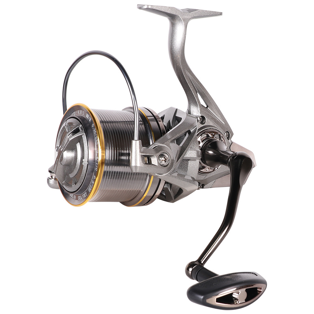Heavy-Duty Long Cast Metal Spinning Reel for Sea Fishing - Kiaoa