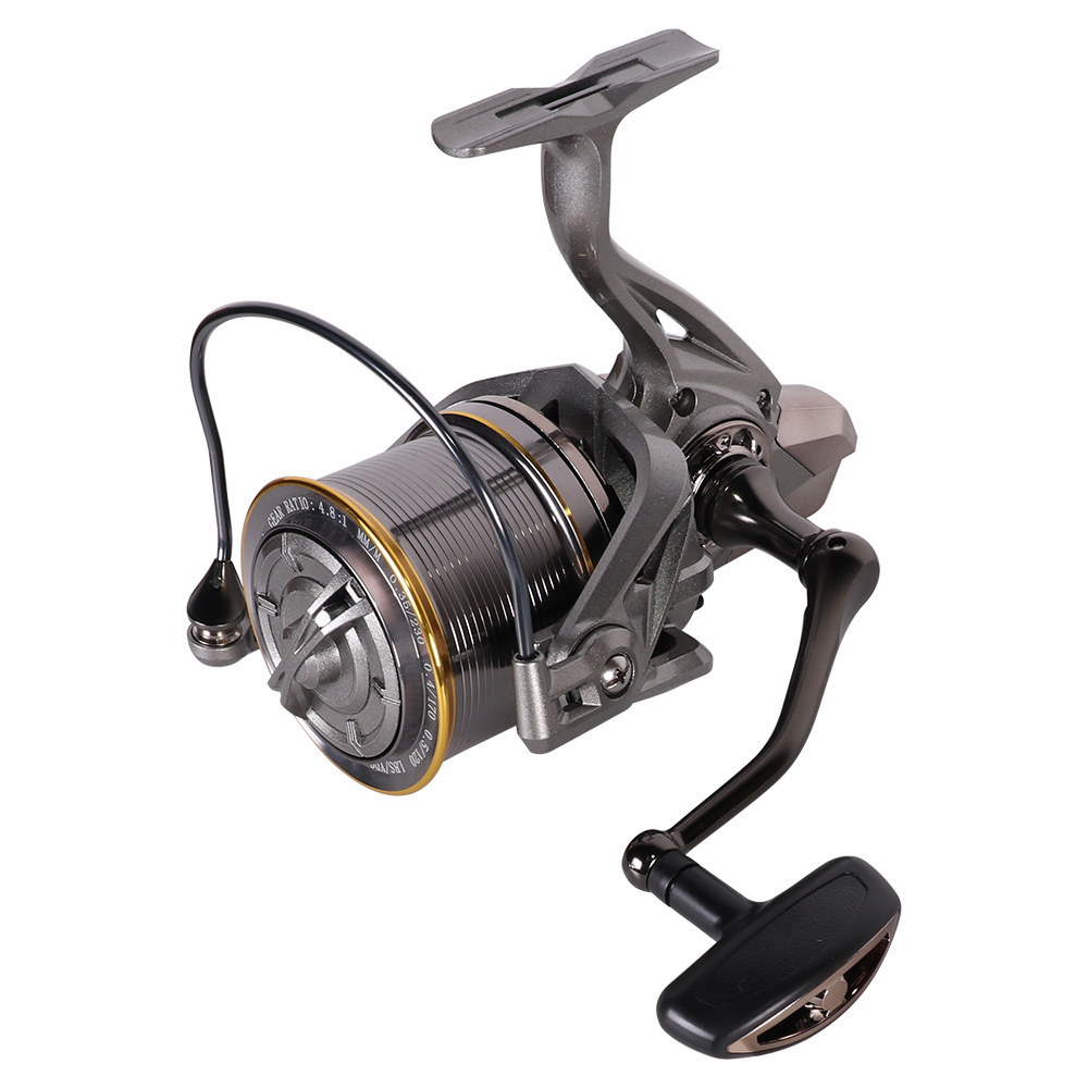 Heavy-Duty Long Cast Metal Spinning Reel for Sea Fishing - Kiaoa