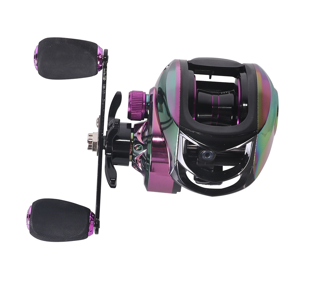 Aurora Baitcasting Reel – Anti-Backlash Lure Reel for Long Cast & Versatile Fishing - Kiaoa