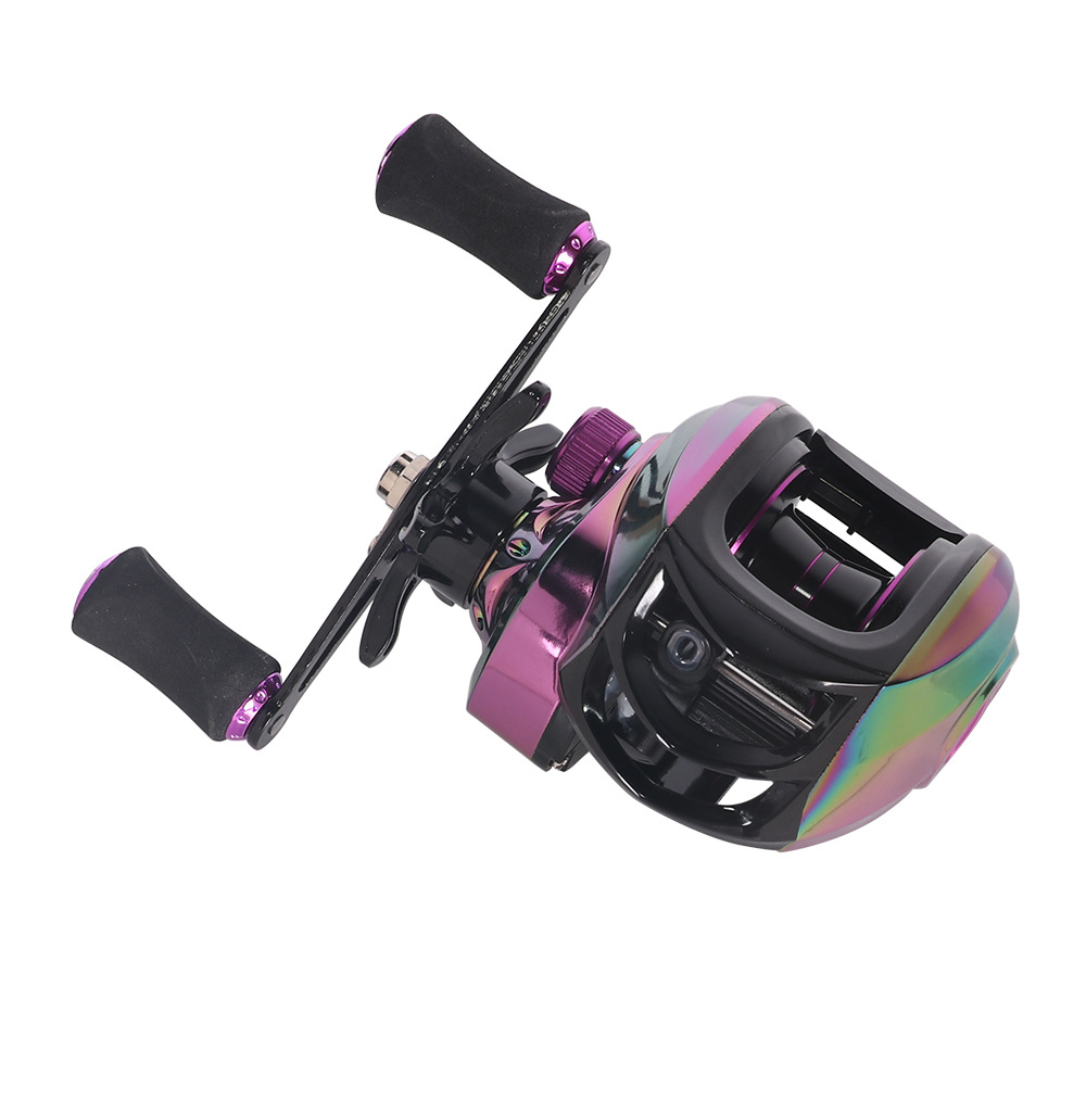 Aurora Baitcasting Reel – Anti-Backlash Lure Reel for Long Cast & Versatile Fishing - Kiaoa
