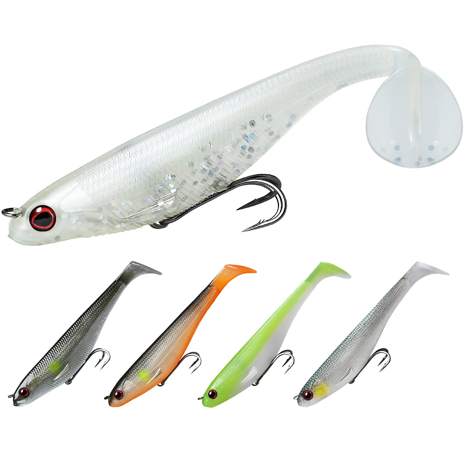 Pre-Rigged Soft Fishing Lures - Kiaoa