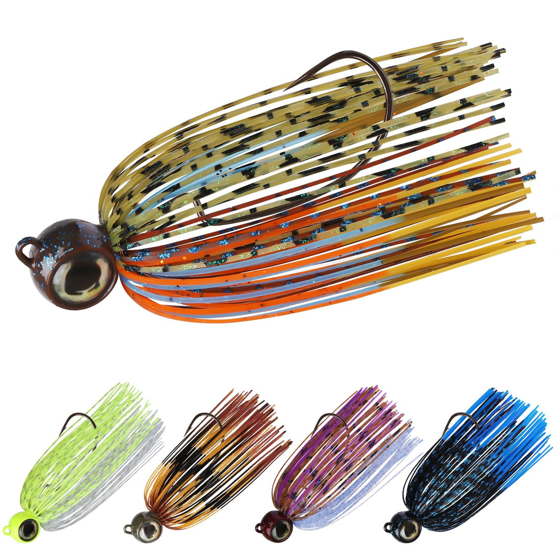 Swim Jig Fishing Lures with Ultra Smooth Teflon Coated BKK Hook - Kiaoa