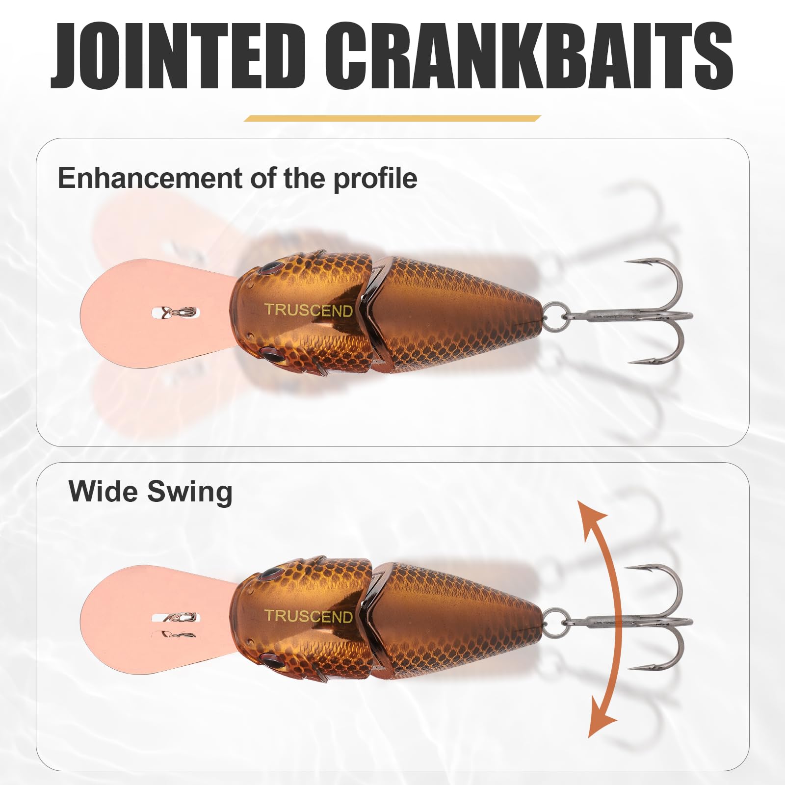 Craz Crankbait Fishing Lures Saltwater Freshwater - Kiaoa