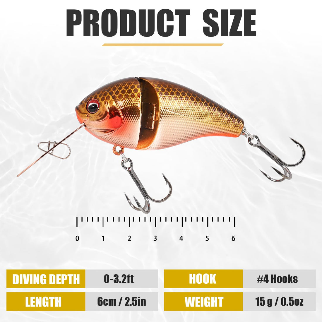 Craz Crankbait Fishing Lures Saltwater Freshwater - Kiaoa