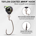 Swim Jig Fishing Lures with Ultra Smooth Teflon Coated BKK Hook - Kiaoa