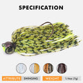Swim Jig Fishing Lures with Ultra Smooth Teflon Coated BKK Hook - Kiaoa