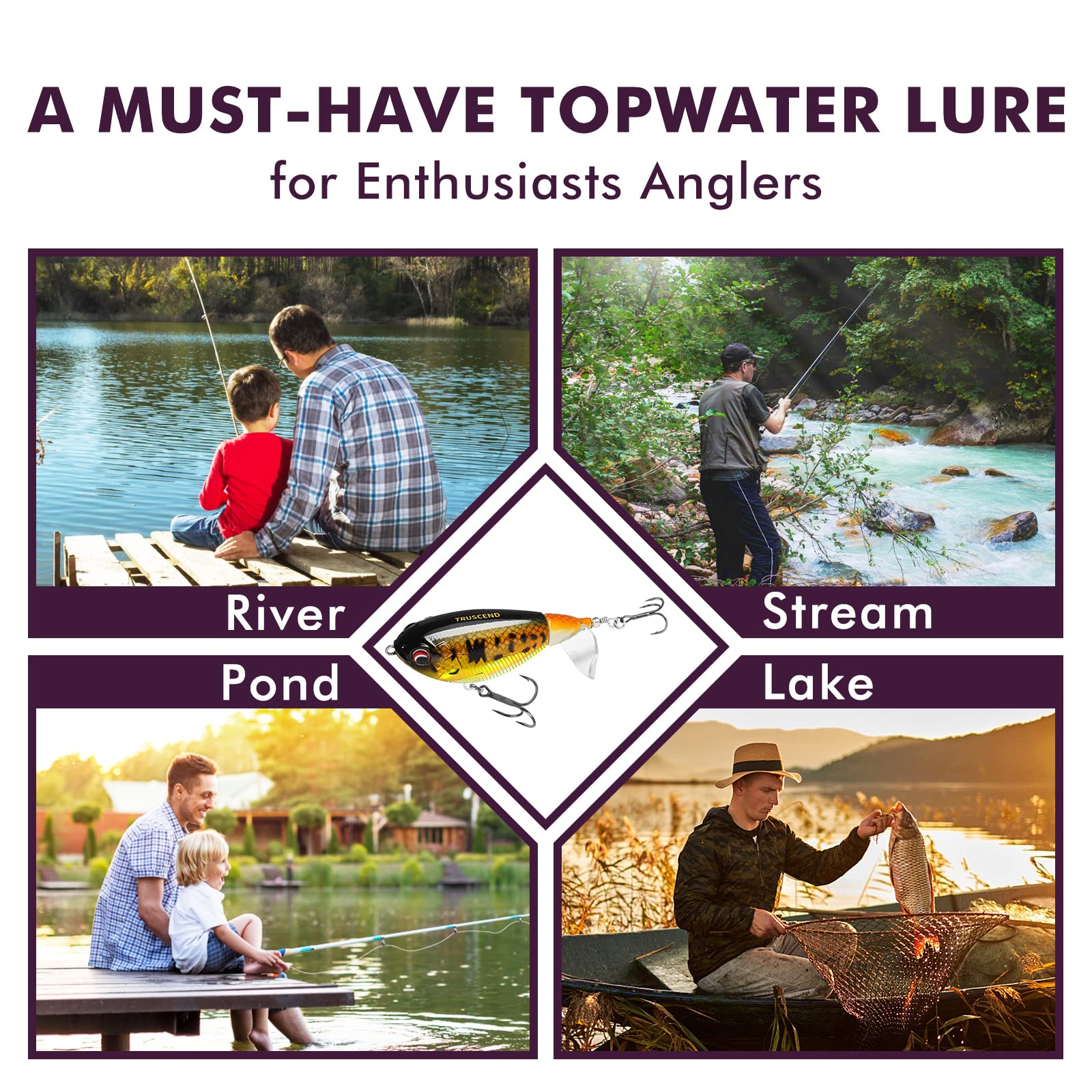 PoPobait Topwater Revenge Plopper Lure - Kiaoa