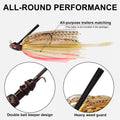 Swim Jig Fishing Lures with Ultra Smooth Teflon Coated BKK Hook - Kiaoa