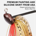 Swim Jig Fishing Lures with Ultra Smooth Teflon Coated BKK Hook - Kiaoa