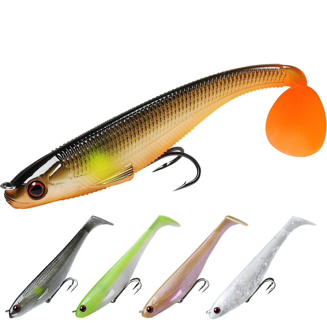 Pre-Rigged Soft Fishing Lures - Kiaoa