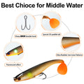 Pre-Rigged Soft Fishing Lures - Kiaoa