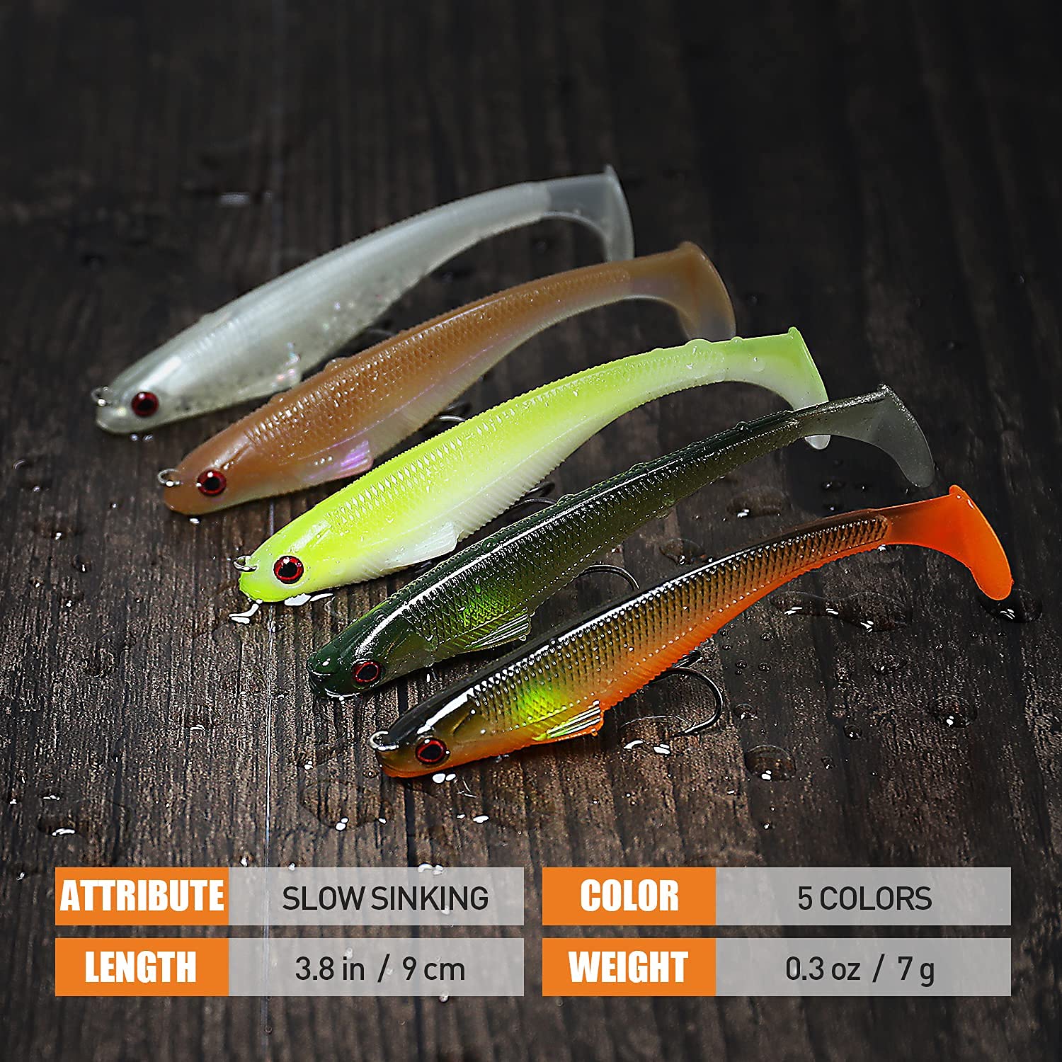 Pre-Rigged Soft Fishing Lures - Kiaoa