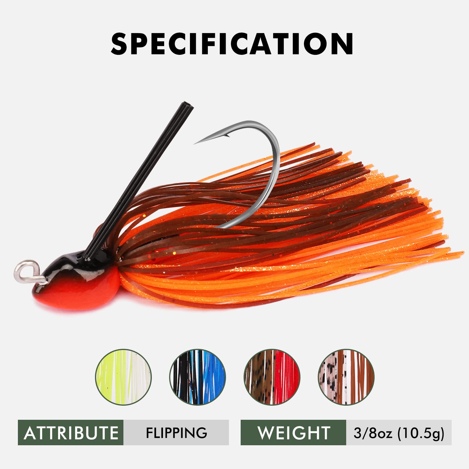 Swim Jig Fishing Lures with Ultra Smooth Teflon Coated BKK Hook - Kiaoa