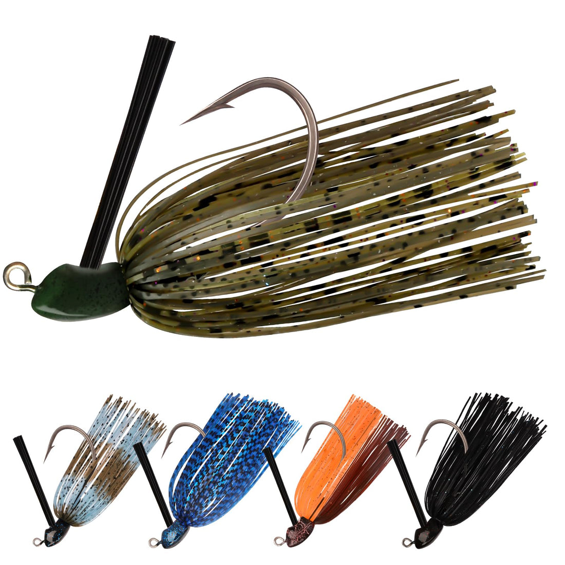 Swim Jig Fishing Lures with Ultra Smooth Teflon Coated BKK Hook - Kiaoa