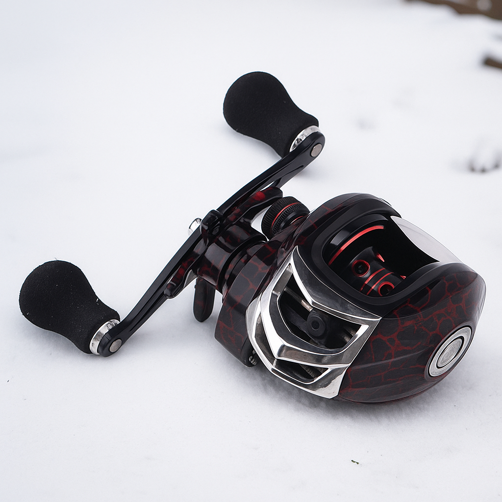 Magnetic Brake Baitcasting Reel for Sea Fishing and Lure Casting - Kiaoa