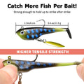 Tadpole Lure Paddle Tail with Spinner - Kiaoa
