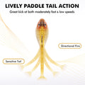 Tadpole Lure Paddle Tail with Spinner - Kiaoa