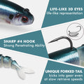 Pre Rigged Soft Fishing Lures - Kiaoa