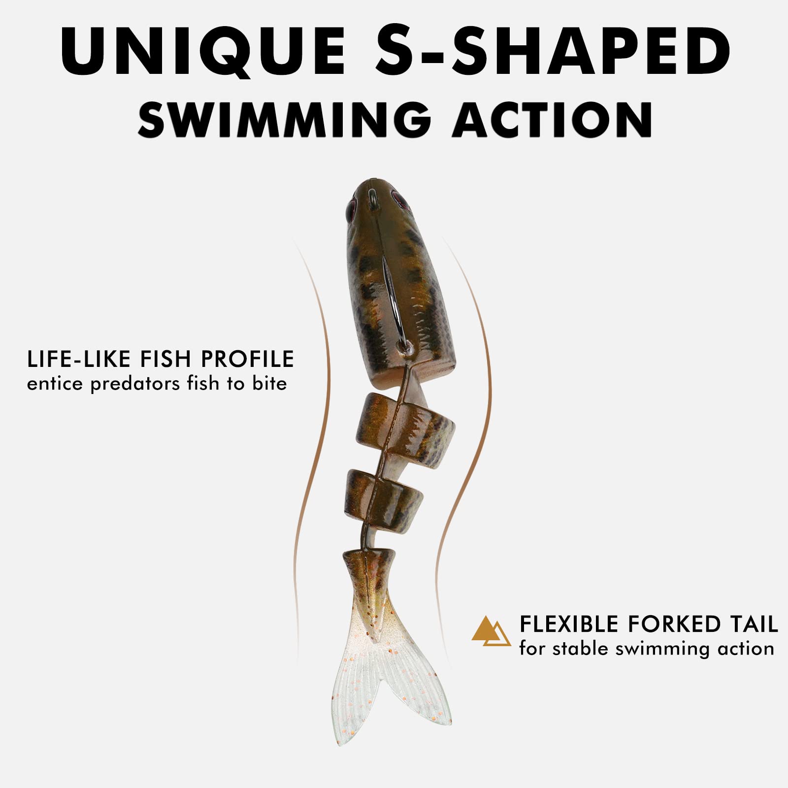 Pre Rigged Soft Fishing Lures - Kiaoa