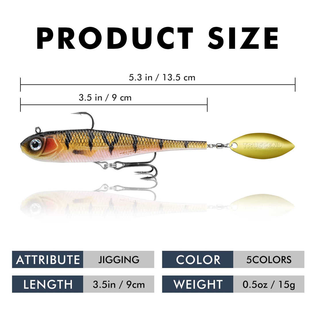 Soft Bait Spinner Tail Swimbait - Kiaoa