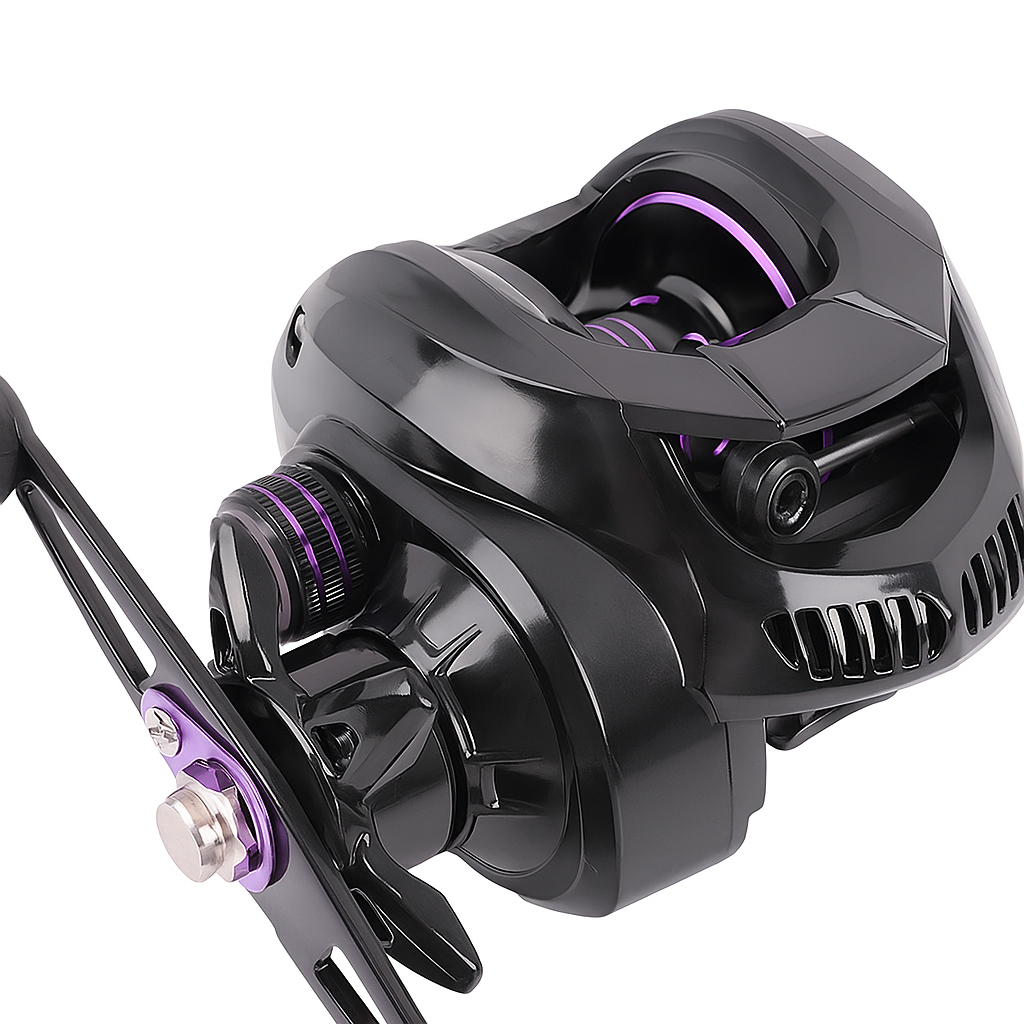Baitcasting Reel with Drag Alarm & Casting Sound Alert - Kiaoa