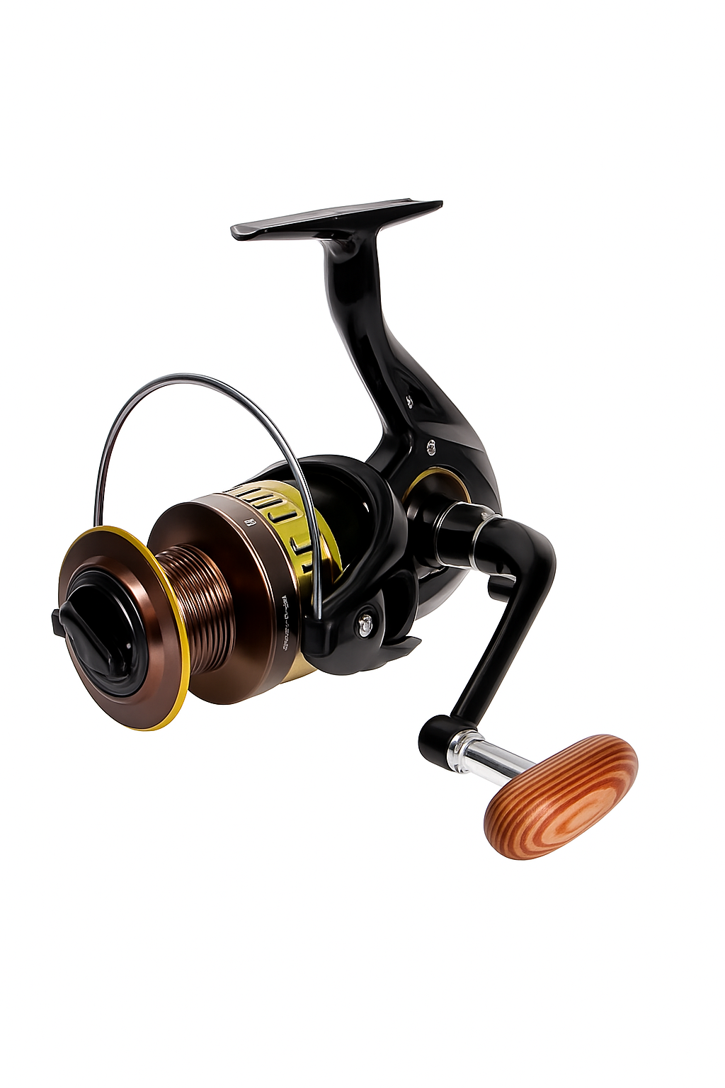 Long Cast Metal Spinning Reel with Shallow Slant Spool - Kiaoa