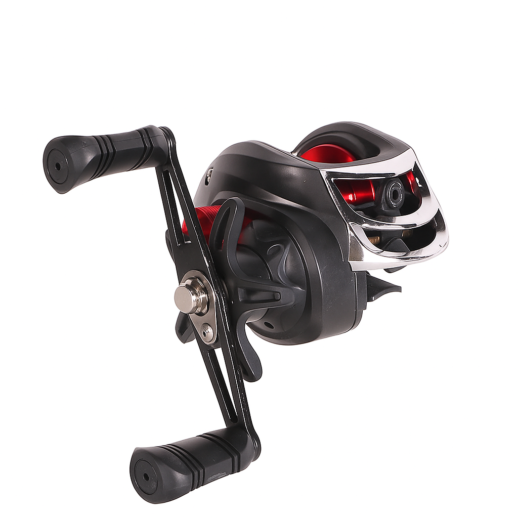 Anti-Backlash Magnetic Brake Baitcasting Reel for Long Casting - Kiaoa