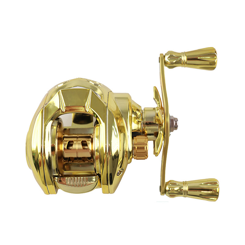 Metallic Baitcasting Reel for Long-Distance Lure & Rock Fishing - Kiaoa