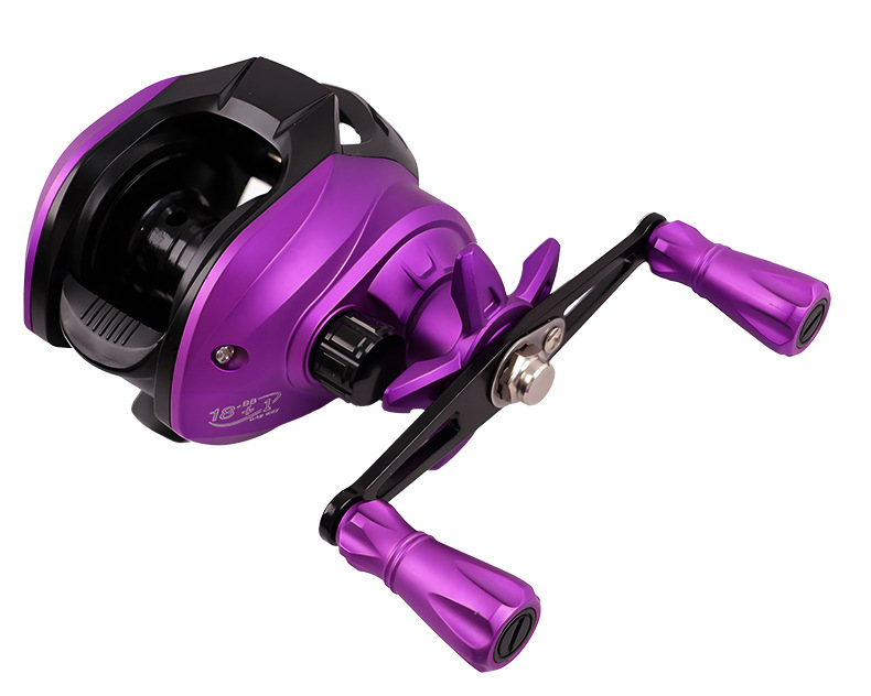 Long Cast Baitcasting Reel with Anti-Backlash for Saltwater & Lure Fishing - Kiaoa