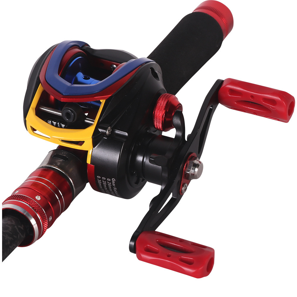 All-Metal Baitcasting Reel – Long Cast & Anti-Backlash for Lure & Saltwater Fishing - Kiaoa