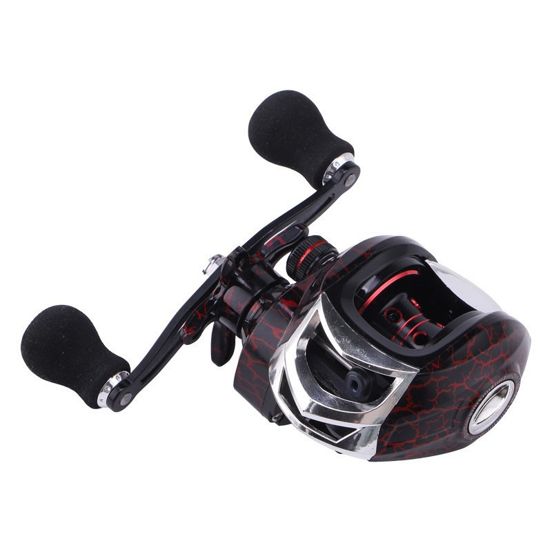 Metallic Baitcasting Reel for Long-Distance Lure & Rock Fishing - Kiaoa