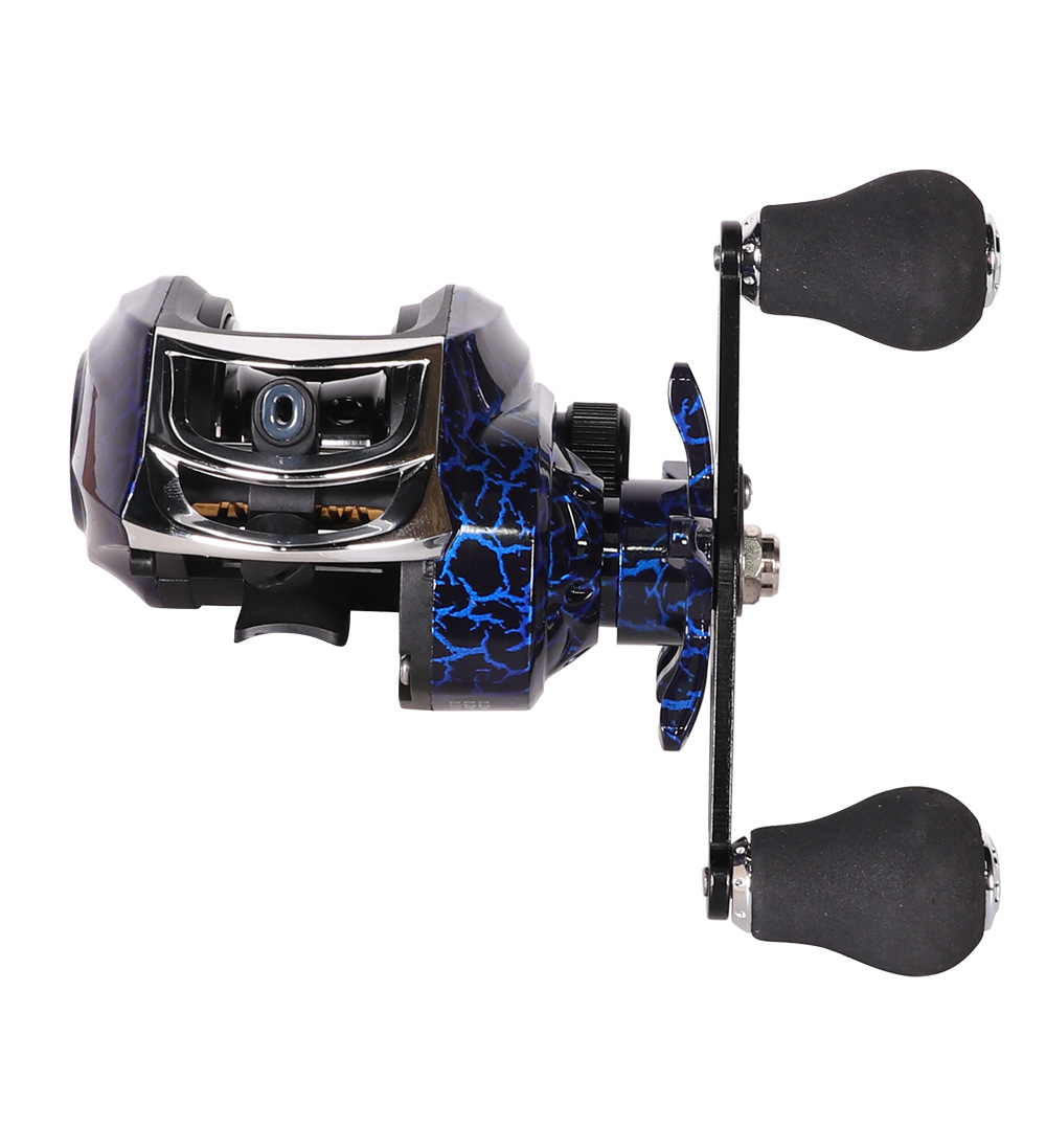 Metallic Baitcasting Reel for Long-Distance Lure & Rock Fishing - Kiaoa