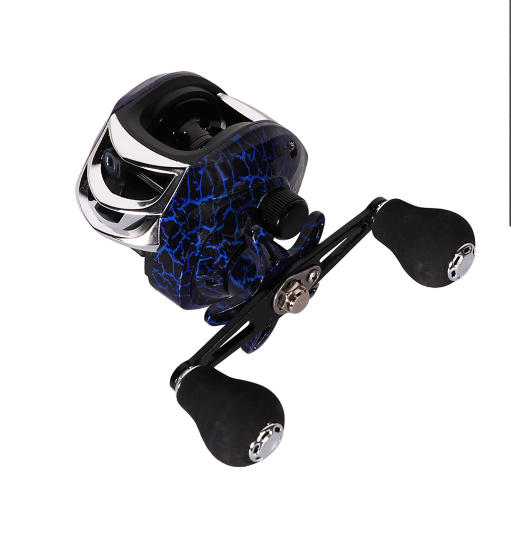 Metallic Baitcasting Reel for Long-Distance Lure & Rock Fishing - Kiaoa