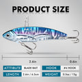 TRUSCEND Blade Bait Vibe Lure Metal Fishing Lure - Truscend Fishing