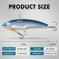 TRUSCEND Blade Bait Vibe Lure Metal Fishing Lure - Truscend Fishing