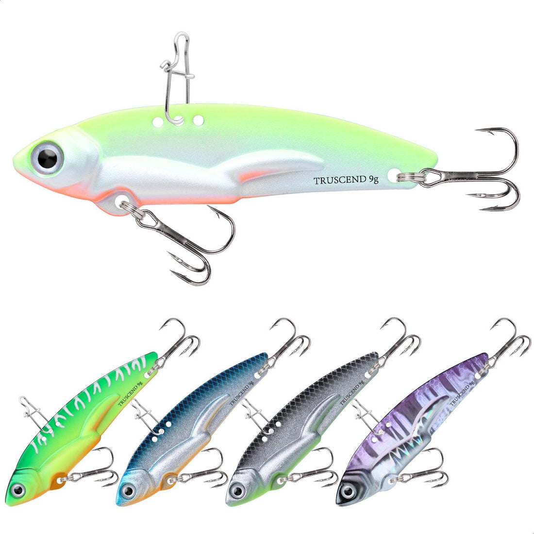 TRUSCEND Blade Bait Vibe Lure Metal Fishing Lure - Truscend Fishing