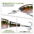 TRUSCEND Jointed Crankbait Suspending Bass Fishing Lure - Truscend Fishing