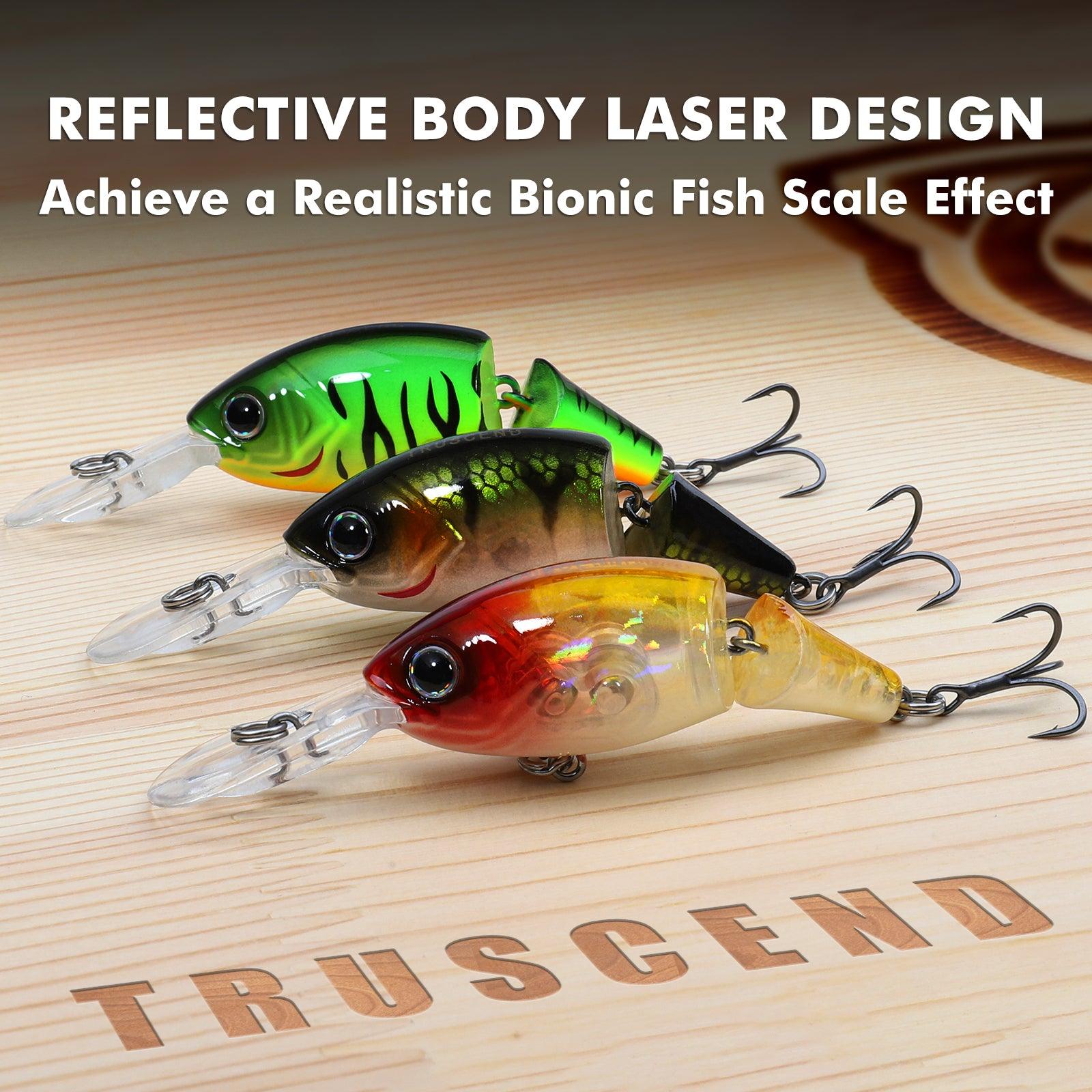 TRUSCEND Jointed Crankbait Suspending Bass Fishing Lure - Truscend Fishing