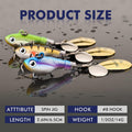 TRUSCEND Metal Fishing Lure with Spinner Blade - Truscend Fishing