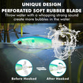 TRUSCEND Topwater Bass Lure Plopper Lure with Double Blade - Truscend Fishing