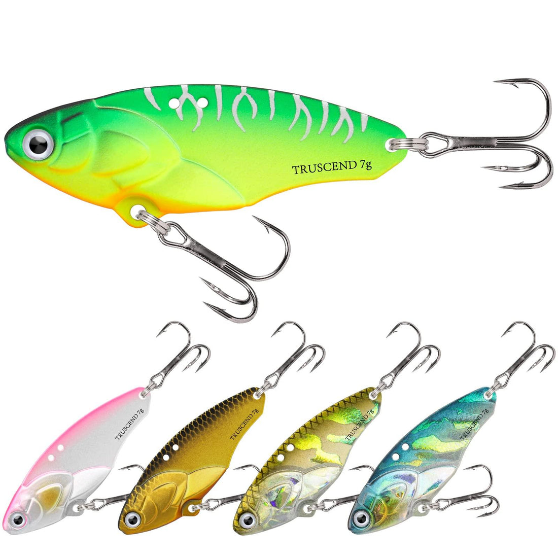 TRUSCEND Vibe Lure Blade Bait Metal Fishing Lure - Truscend Fishing