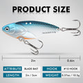 TRUSCEND Vibe Lure Blade Bait Metal Fishing Lure - Truscend Fishing